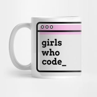 Girls Who Code Pink Mug